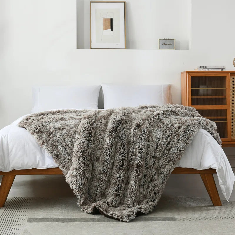 Super Soft Sherpa Faux Fur Throw