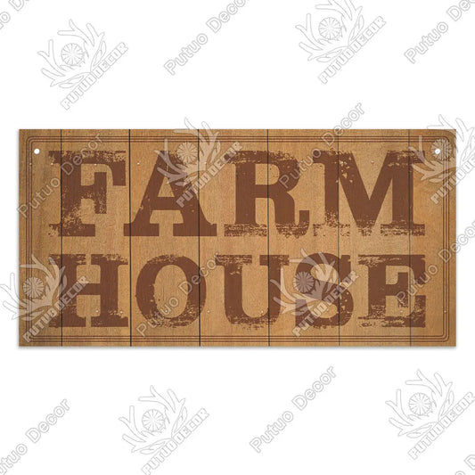 Farm Signs Wooden Hanging Plaque Farmhouse Decorative Plaque for Farmhous Cowshed Farm House Wall Door Hanging Decor