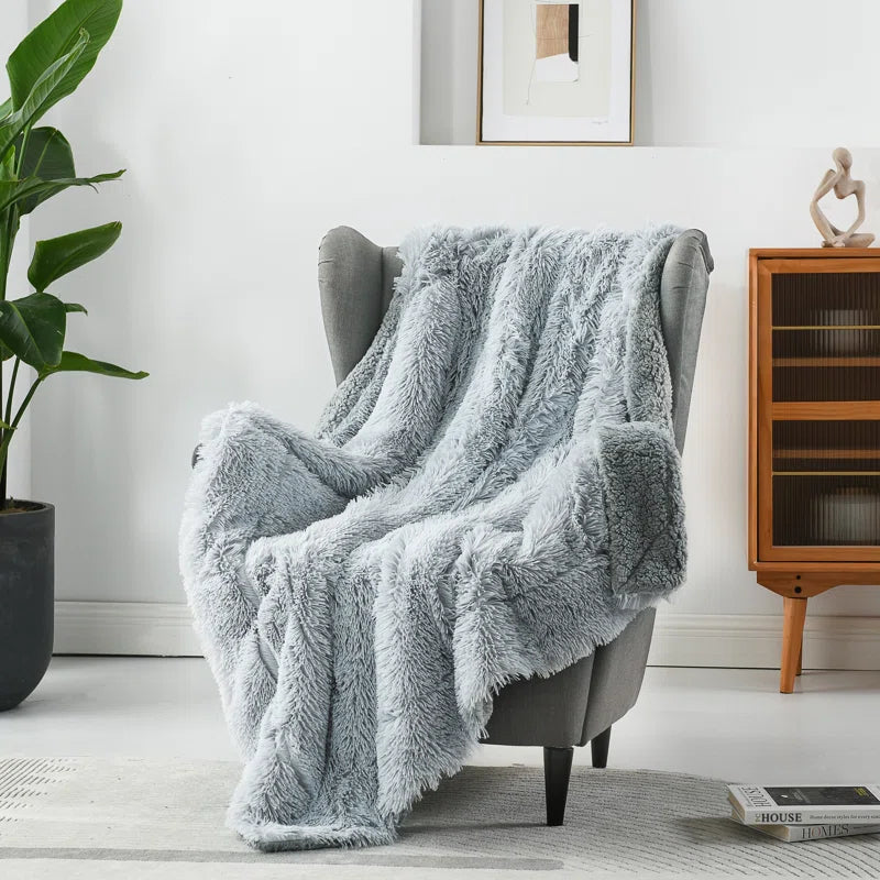 Super Soft Sherpa Faux Fur Throw