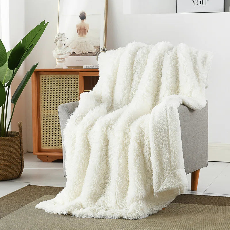 Super Soft Sherpa Faux Fur Throw