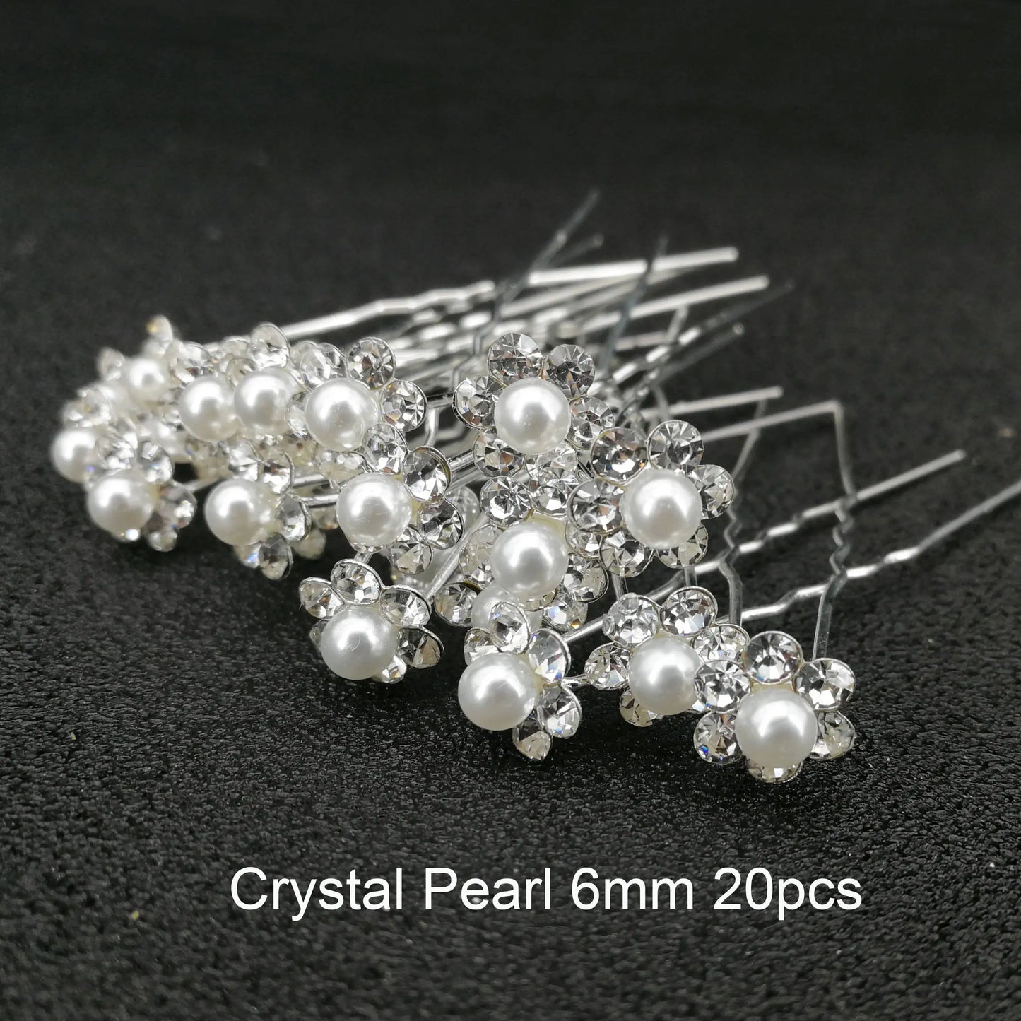 Pearls Wedding Hair Comb Bridal Hair Pins Clips Set Women Hair Jewelry Accessories Handmade Headpieces Women Hair Ornaments