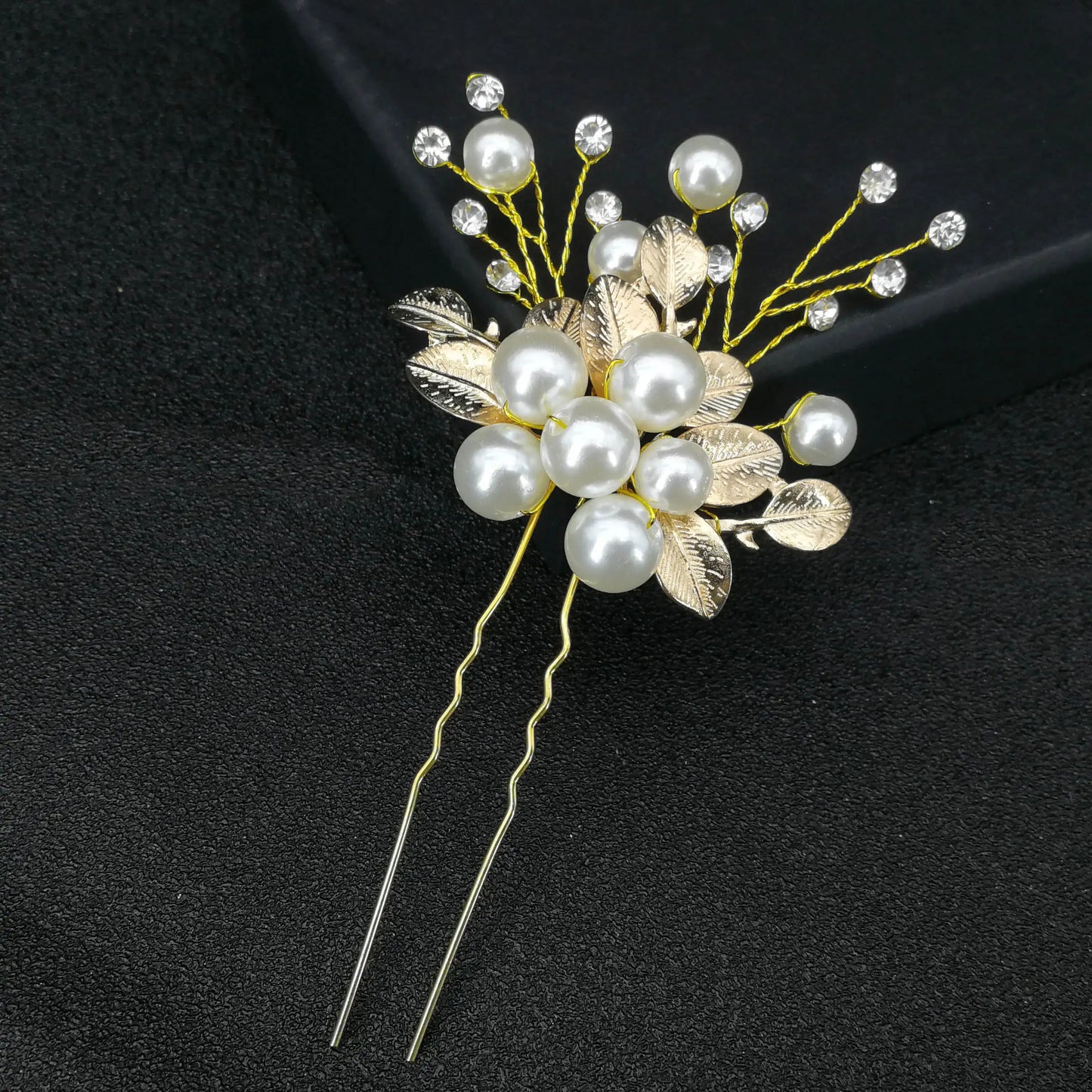 Pearls Wedding Hair Comb Bridal Hair Pins Clips Set Women Hair Jewelry Accessories Handmade Headpieces Women Hair Ornaments