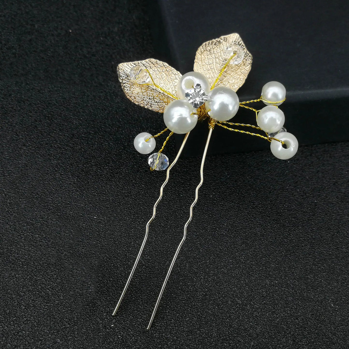 Pearls Wedding Hair Comb Bridal Hair Pins Clips Set Women Hair Jewelry Accessories Handmade Headpieces Women Hair Ornaments