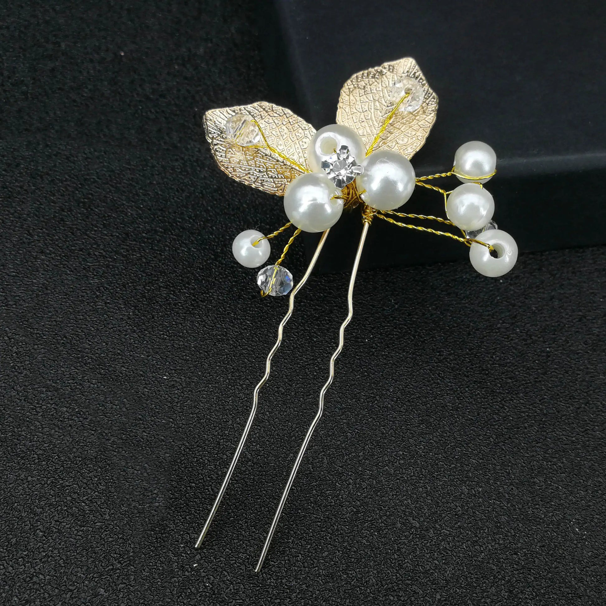 Pearls Wedding Hair Comb Bridal Hair Pins Clips Set Women Hair Jewelry Accessories Handmade Headpieces Women Hair Ornaments