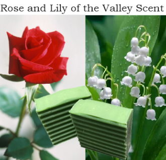 Handmade Moisturizing Soap - Rose and Lily of the Valley Scent