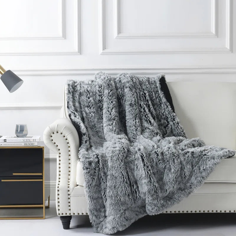 Super Soft Sherpa Faux Fur Throw